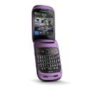 BlackBerry Style 9670 - Purple - Left  Angle (Open)