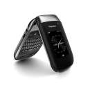BlackBerry Style 9670 - Black - Partial Open Left Angle